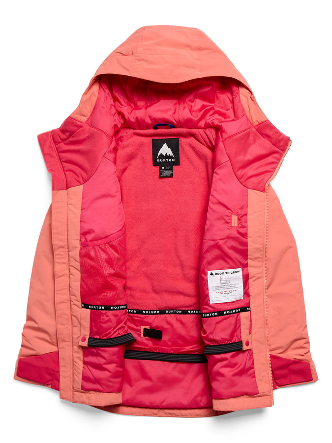 Burton Hillslope 2027 - Youth Insulated Jacket (7-14) | PEACH ECHO/AZALEA PINK (E5Q)
