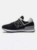 New Balance 574 Black/White Shoes Fall 2025
