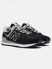 New Balance 574 Black/White Shoes Fall 2025