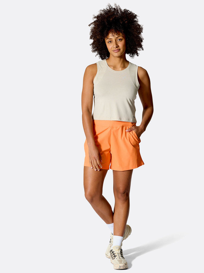 Rab Rivelin Crop Tank Top Spring 2026 | PEBBLE