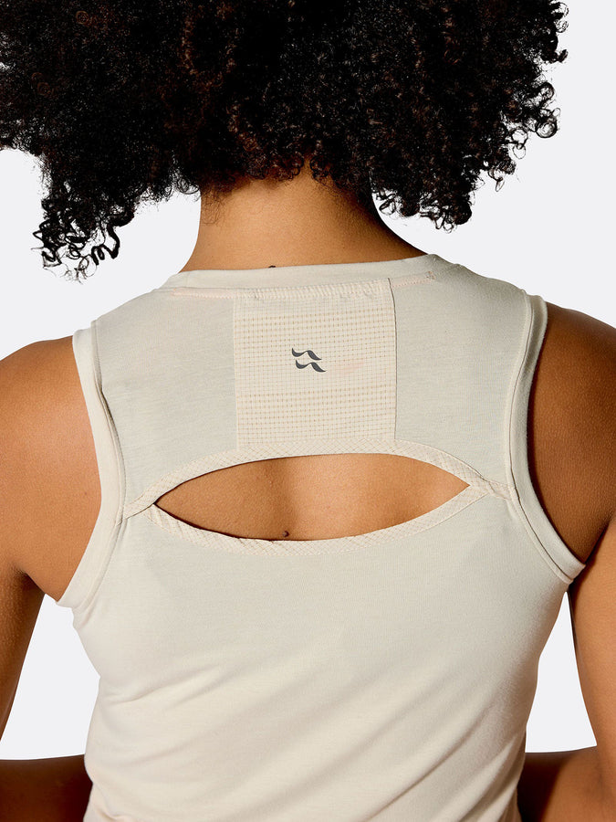 Rab Rivelin Crop Tank Top Spring 2026 | PEBBLE