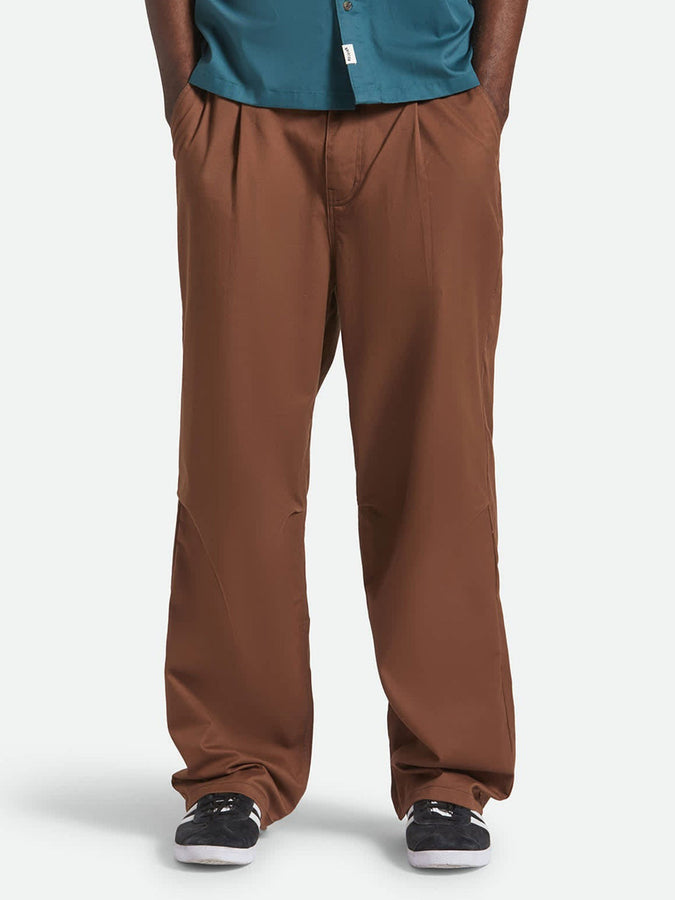 Brixton Global Baggy Pants Fall 2025 | PINECONE BROWN