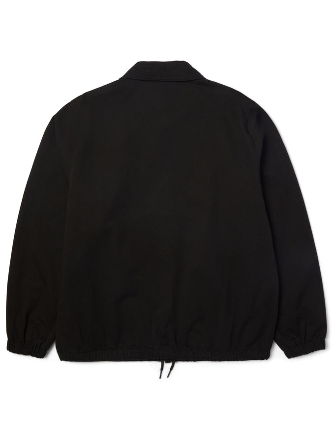 Huf 89 Twill Coaches Jacket Fall 2026 | BLACK/WHITE