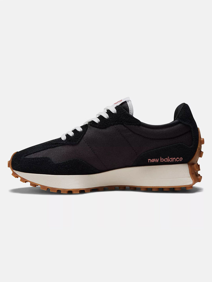 New Balance 327 Black/White/Mineral Red Shoes | BLACK/WHITE/MINERAL RED