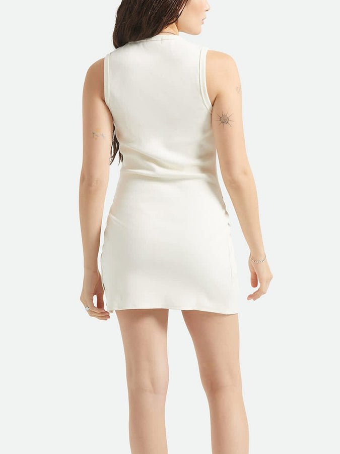 Brixton Ribbed Cinch Mini Dress Spring 2026 | OFF WHITE