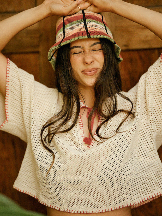 Brixton The Crochet Cover Us Summer 2026 | TIMELESS TAUPE