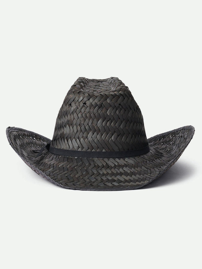 Brixton Houston Straw Cowboy Hat | BLACK