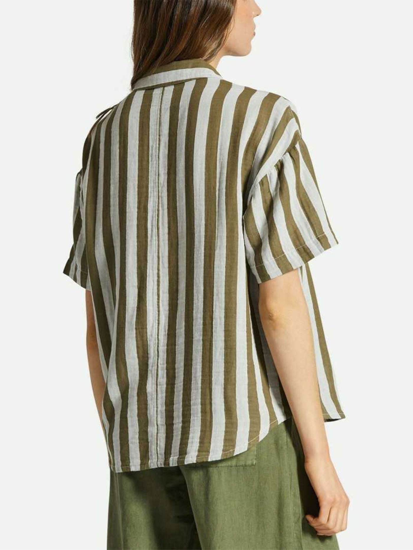 Brixton Mykonos Stripe Buttondown Shirt Summer 2024