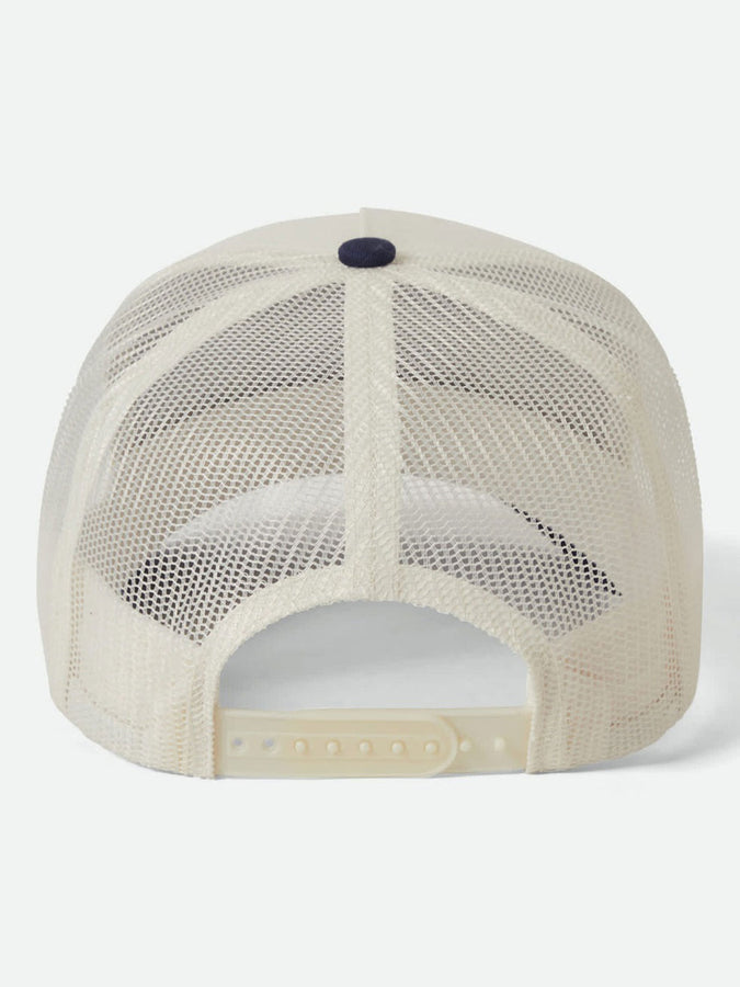 Brixton Hubal Netplus Trucker Hat | OFF WHITE/MIDNIGHT BLUE