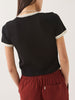 Brixton Carefree Organic Garment Dye Ringer T-Shirt Fall 2026