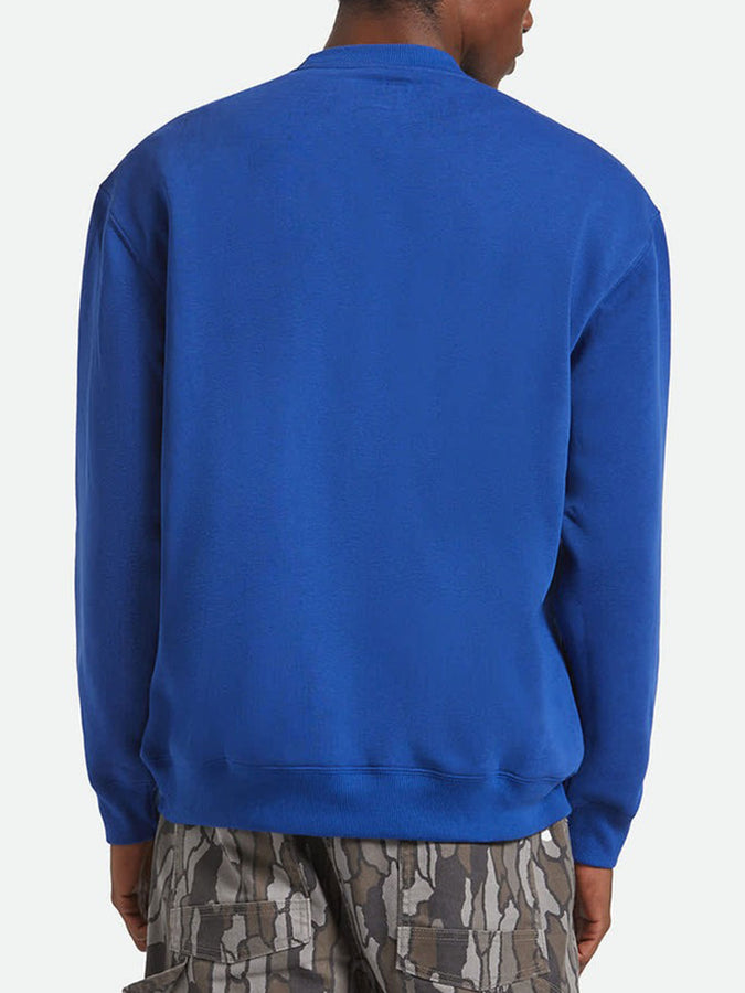 Brixton x Ford Number One Crewneck Sweatshirt Fall 2025 | FORD BLUE