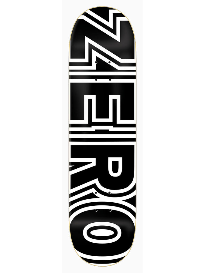 Zero Bold 8.25'' Skateboard Deck | BLACK / WHITE