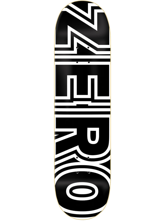 Zero Bold 8.25 & 8.5 Skateboard Deck | BLACK/WHITE