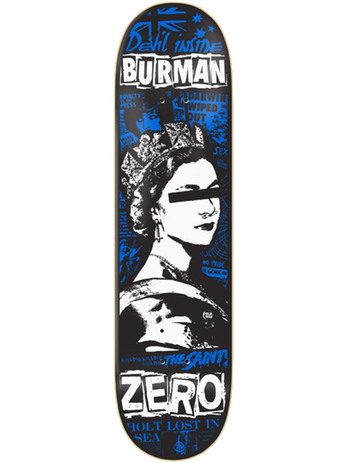 Zero Burman Queen 8.25 Skateboard Deck | MULTI
