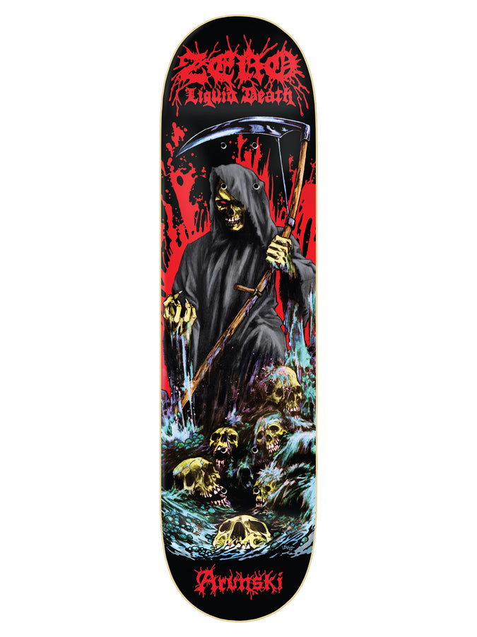 Zero Arunski x Liquid Death 8.25'' Skateboard Deck | MULTI
