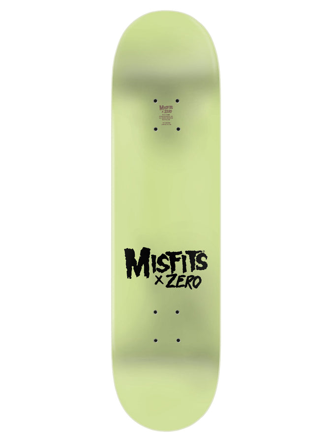 Zero x Misfits Gitd Fiend Skull 8.25'' 8.5'' Skateboard Deck | BLACK