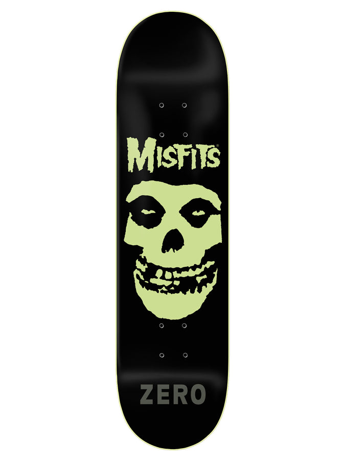 Zero x Misfits Gitd Fiend Skull 8.25'' 8.5'' Skateboard Deck | BLACK