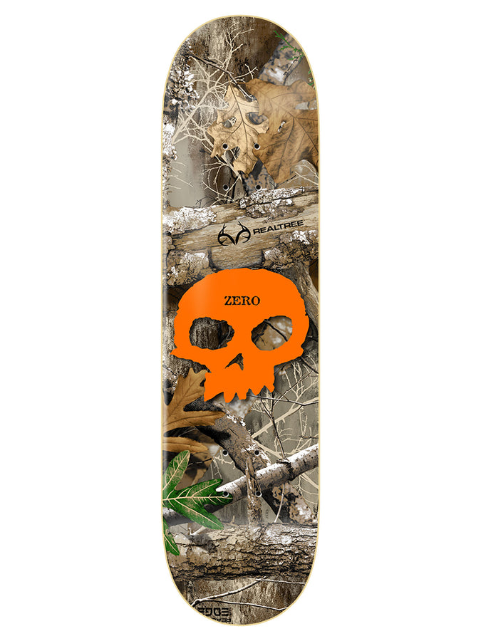 Zero Single Skull x Realtree Orange 8.25'' Skateboard Deck | ORANGE