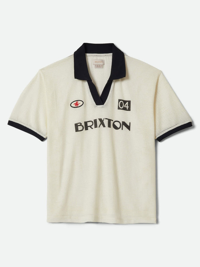 Brixton Varsity T-Shirt Spring 2026 | OFF WHITE/BLACK