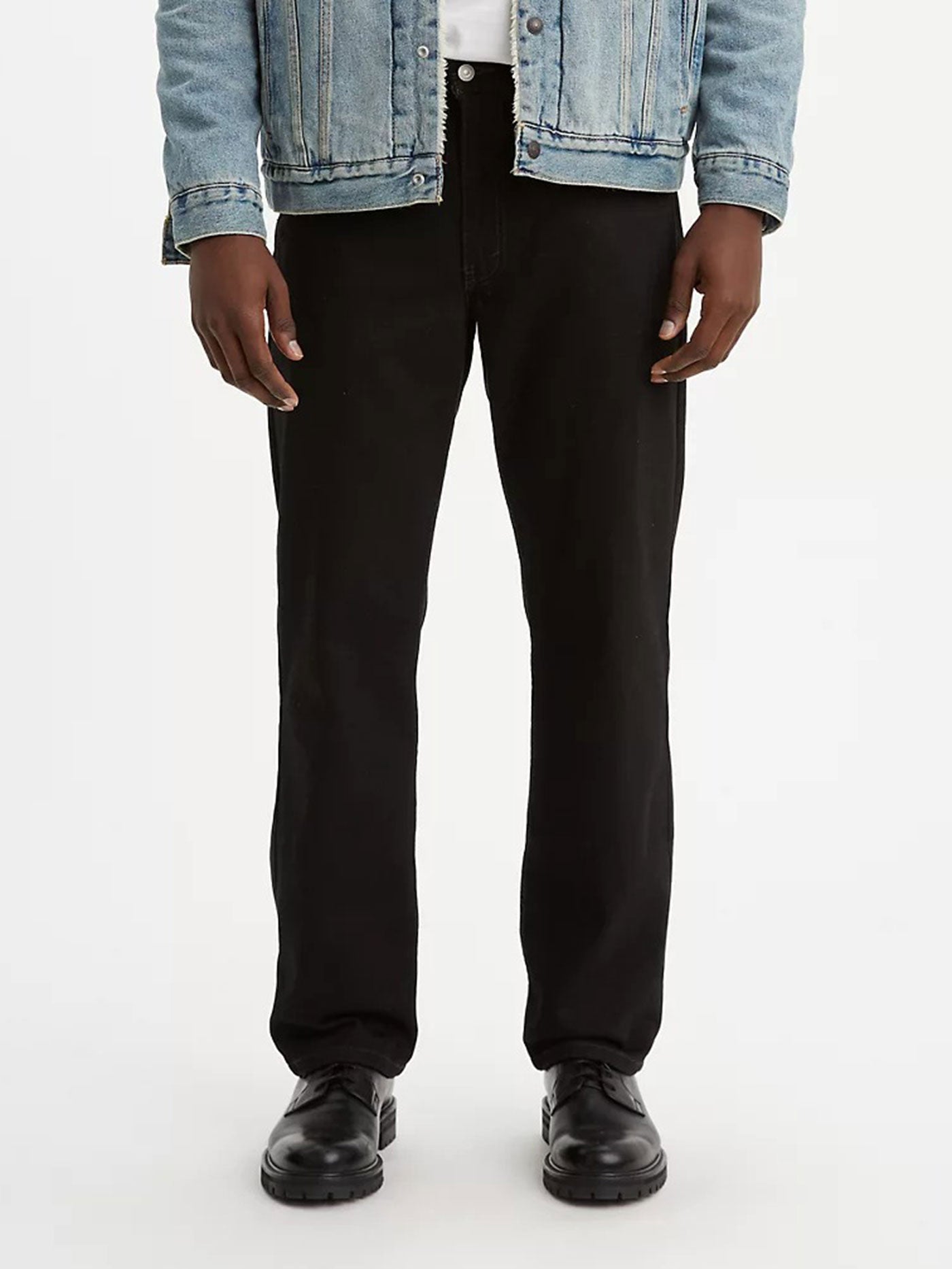 Levis 550 Relaxed Black Jeans