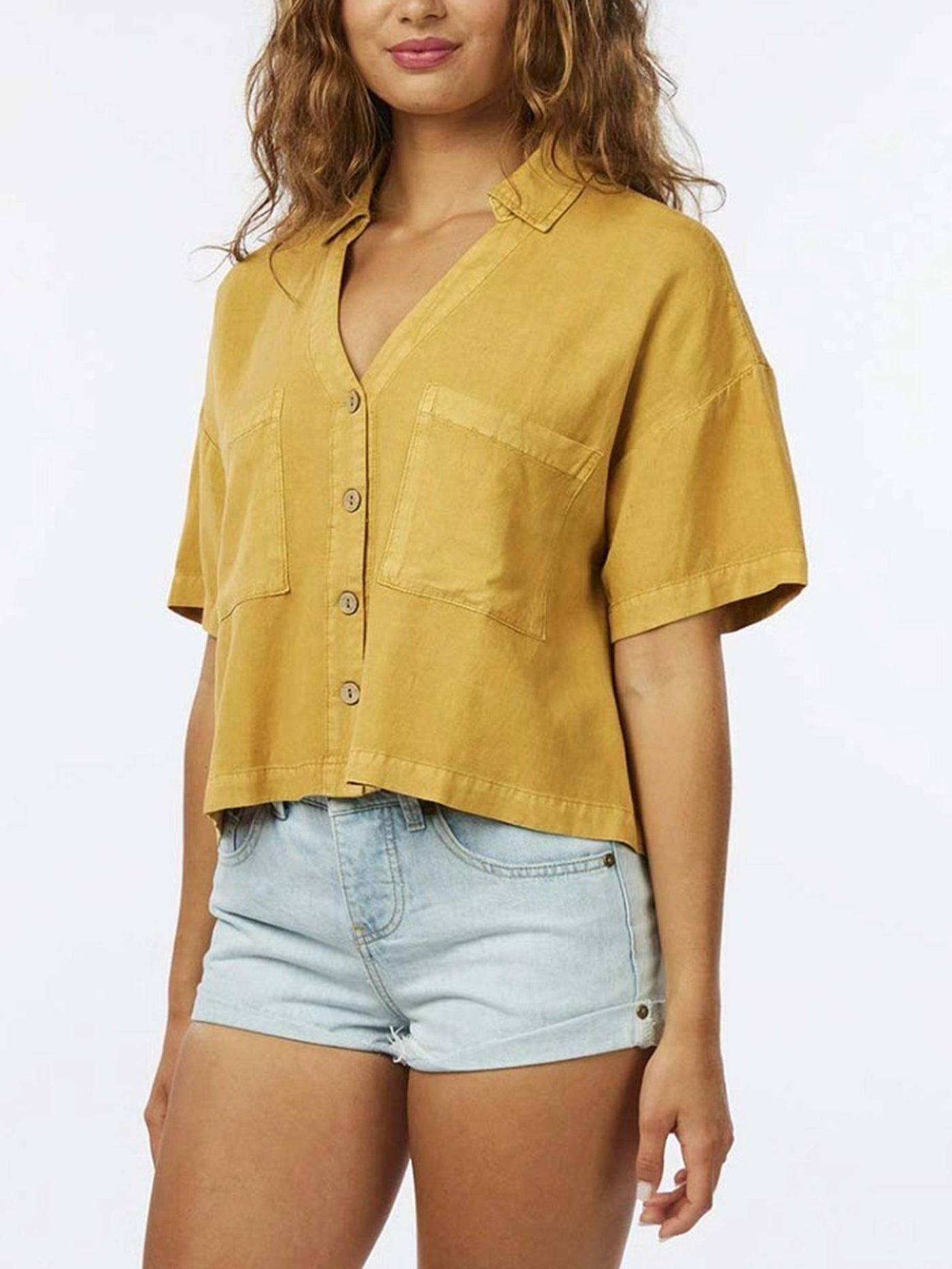 Rip Curl Summer 2023 Premium Linen S/S Buttondown Shirt