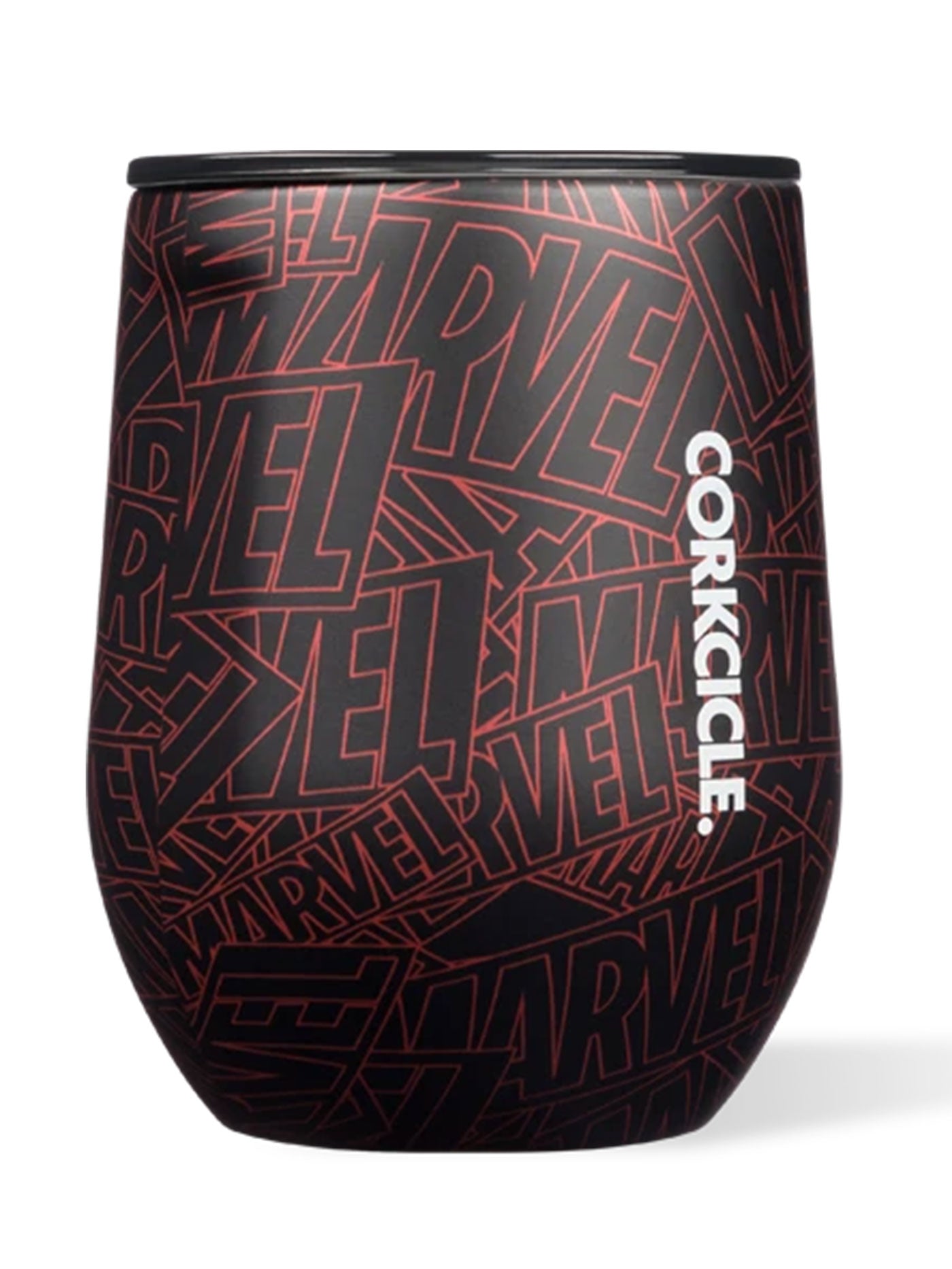 Corckcicle x Marvel Logo Marvel 12oz Stemless Cup