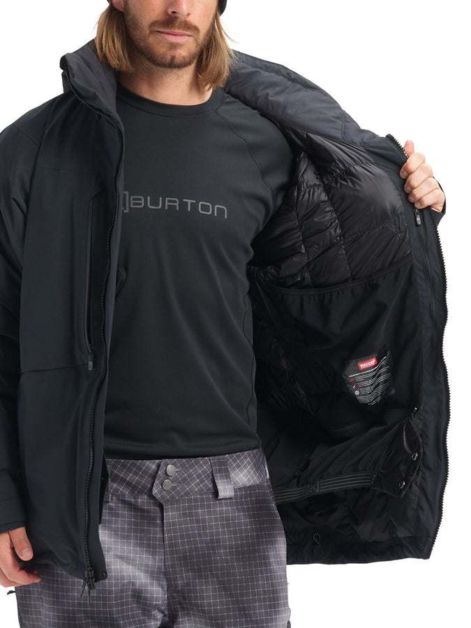 Burton [ak] LZ GORE‑TEX Down 2L Snowboard Jacket 2024 | TRUE BLACK (001)