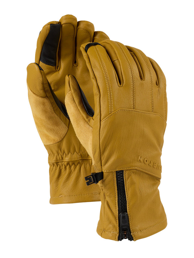 Burton [ak] Leather Tech Snowboard Gloves 2023 | RAWHIDE (100)