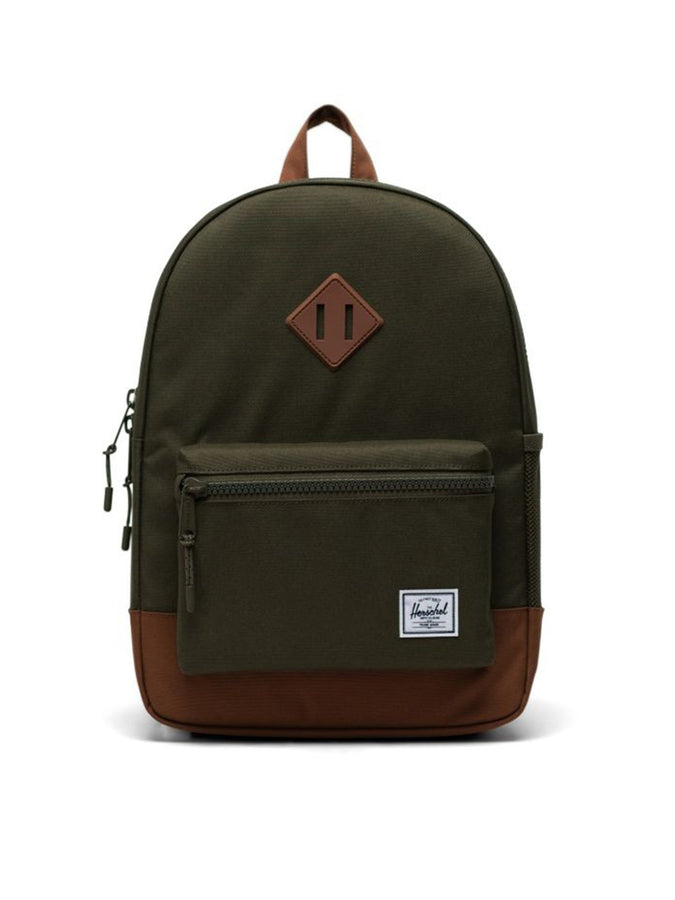 Herschel Heritage Backpack (Youth) | IVY GREEN/SDL BRN (01810)