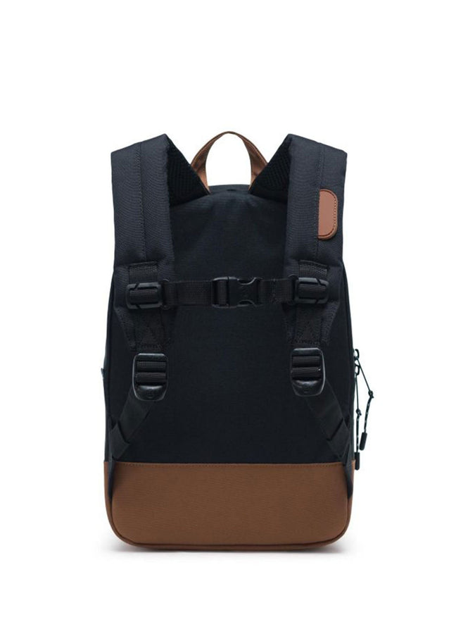 Herschel Heritage Backpack (Toddlers) | BLACK/SADDLE BRN (02462)