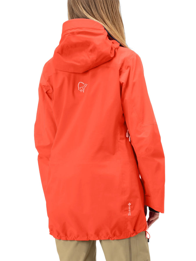Norrona Lofoten Gore-Tex Pro Anorak Snowboard Jacket 2023 | ORANGE ALERT (5620)