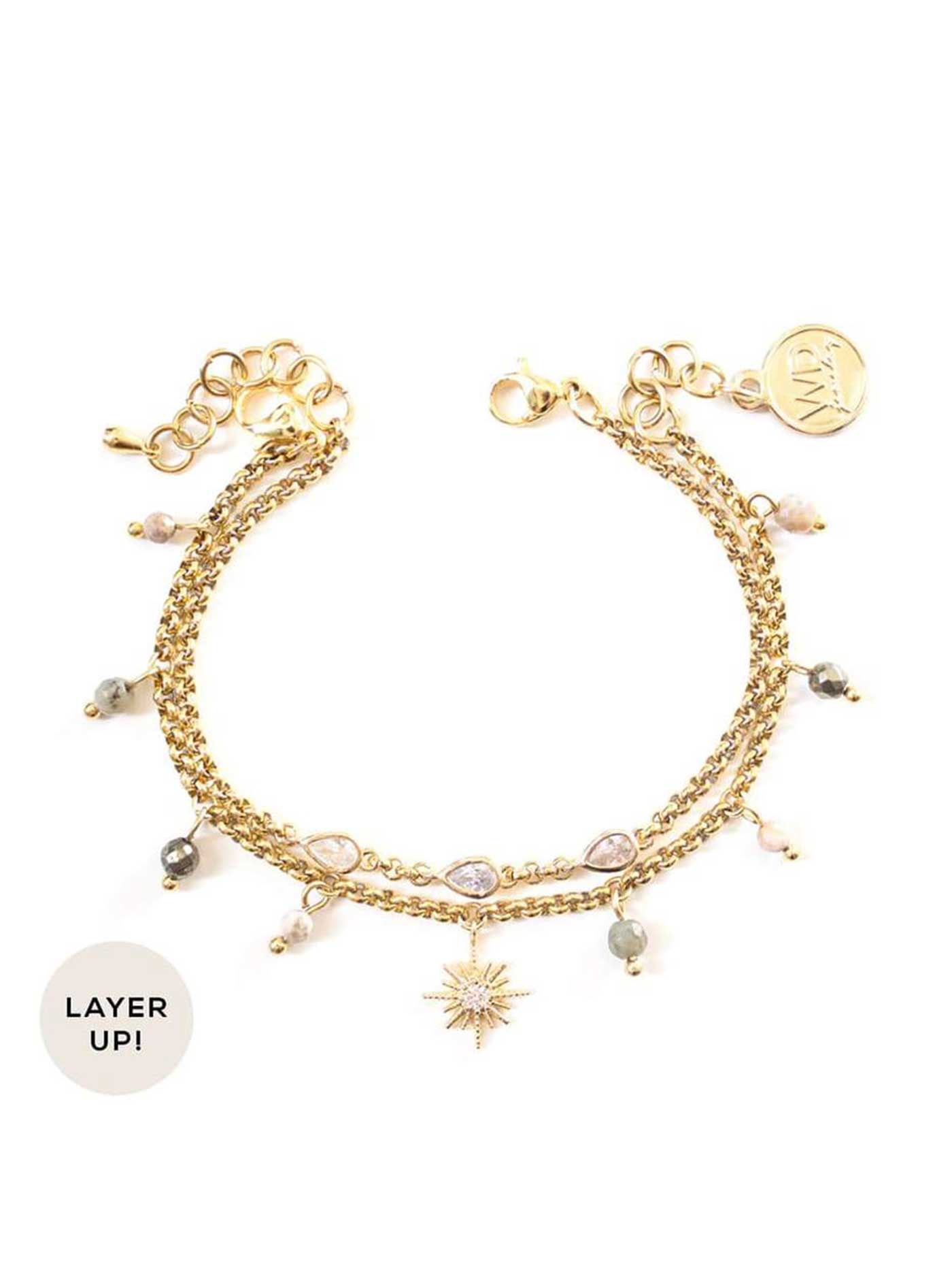 Stardust Gold 24K Set Bracelet
