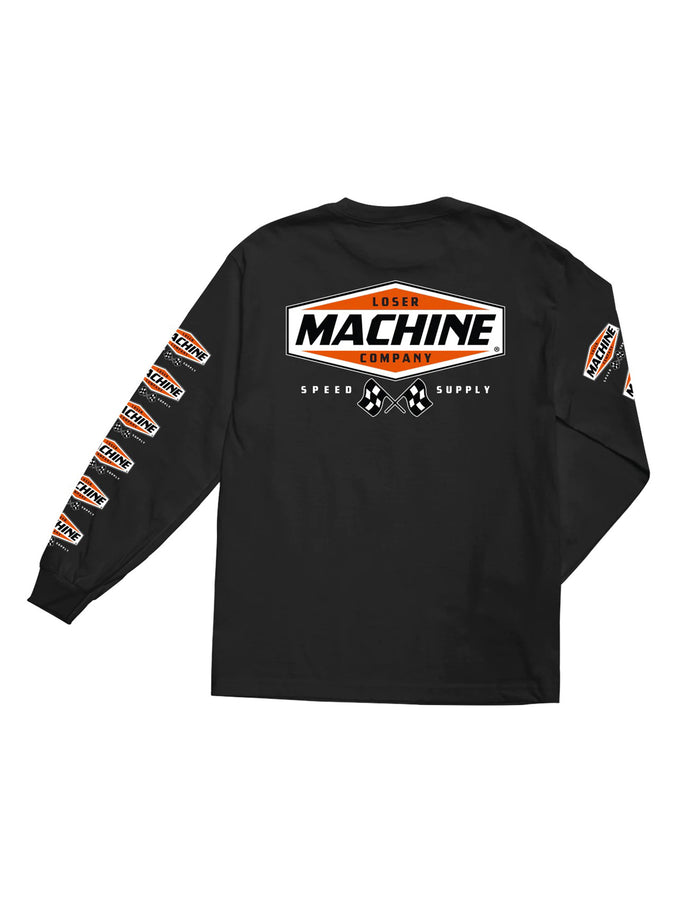 Loser Machine Repetition Long Sleeve T-Shirt | BLACK (BLK)