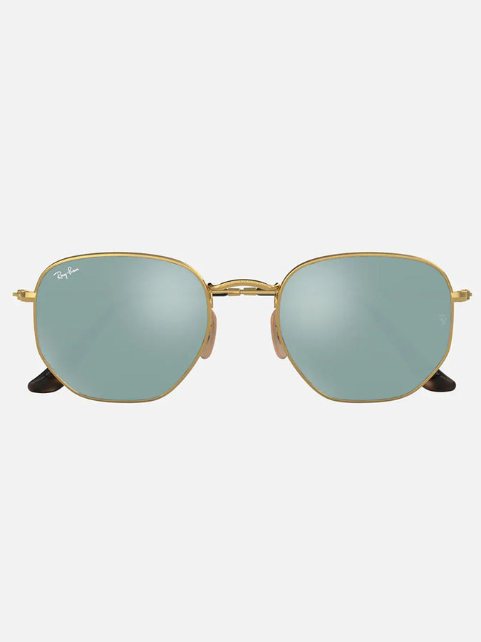 Ray-Ban Hexagonal Flat Lenses Sunglasses | GOLD/SILVER FLASH