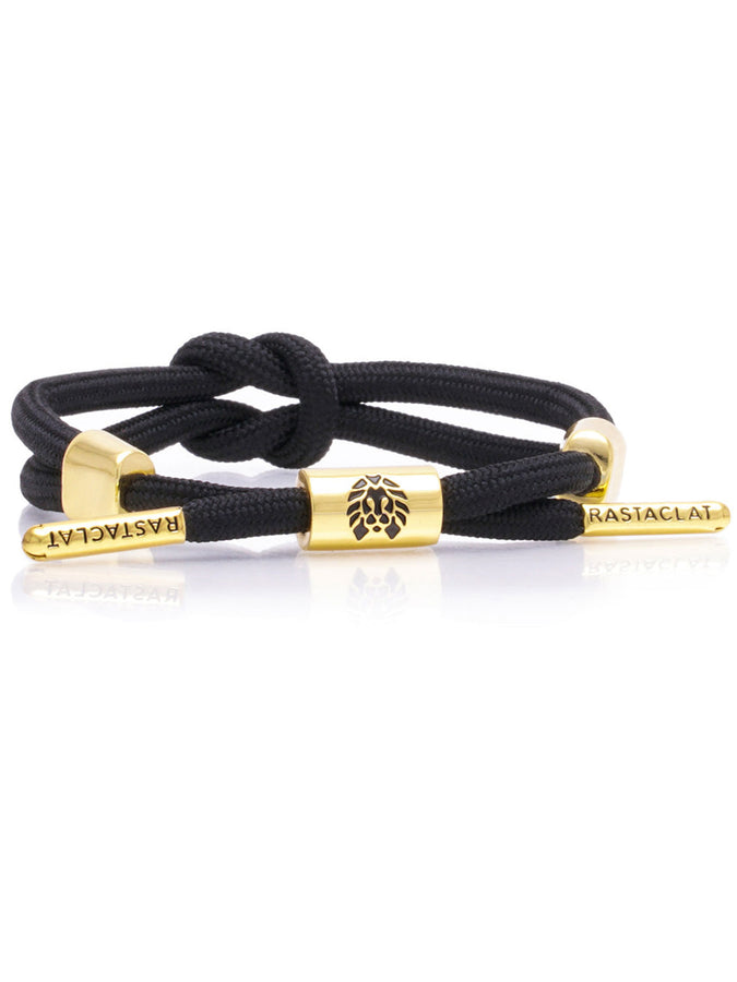 Rastaclat Jet Knotted Bracelet | BLACK/GOLD