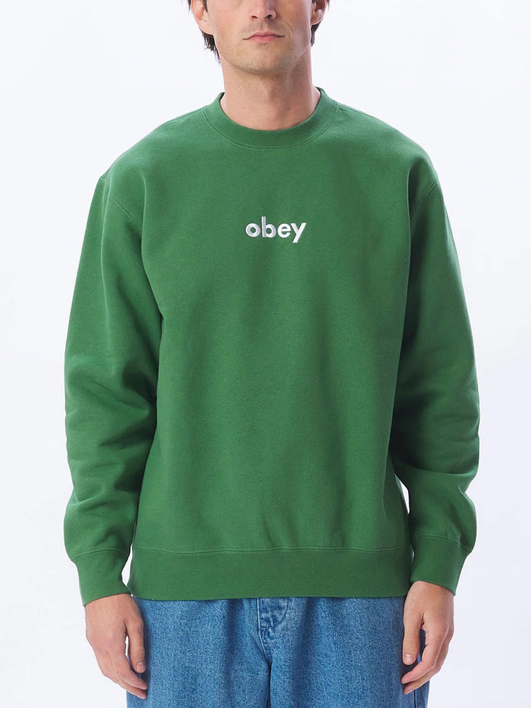 Obey Spring 2023 Lowercase Crewneck Sweatshirt | EMPIRE