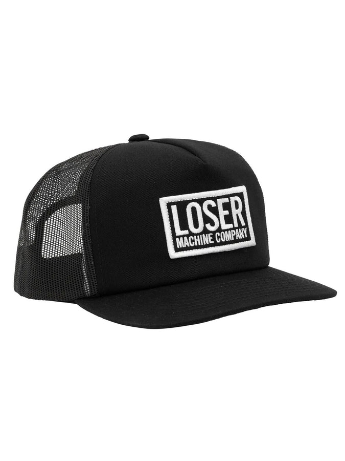 Loser Machine Box Trucker Snapback Hat | BLACK/WHITE (BWT)