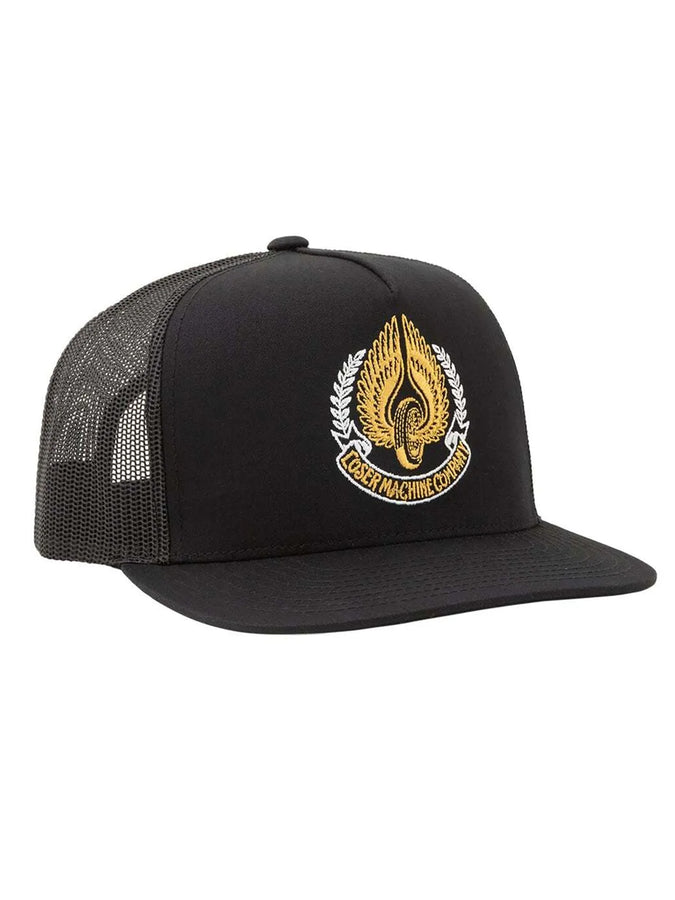 Loser Machine Wing And Whell Trucker Hat | BLACK (BLK)