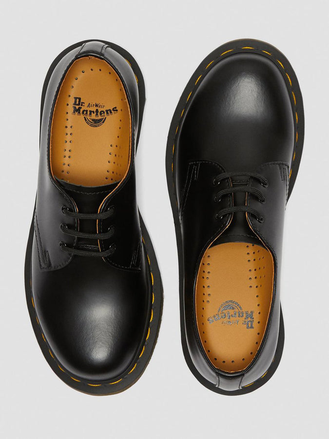 Dr.Martens 1461 Black Smooth Shoes | BLACK SMOOTH