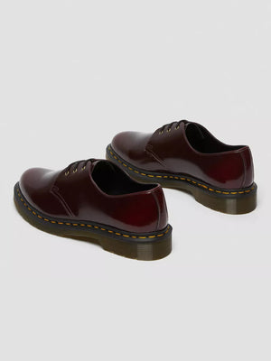 Dr. Martens Vegan 1461 Oxford Rub Off Cherry Red Shoes