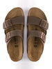 Birkenstock Arizona Birkibuc Mocha Sandals