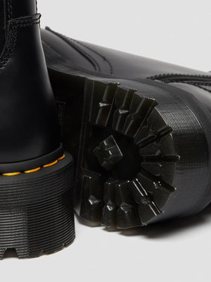 Dr. Martens Jadon Polished Smooth Platform Black Boots