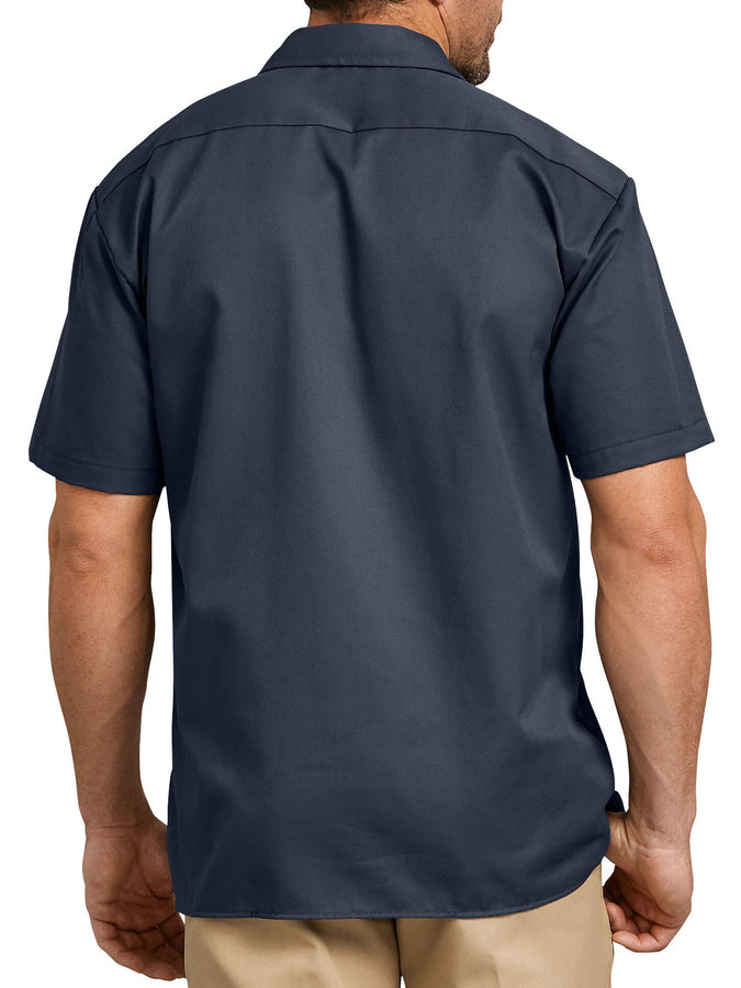 Dickies Twill Work Short Sleeve Buttondown Shirt | DARK NAVY (DN)