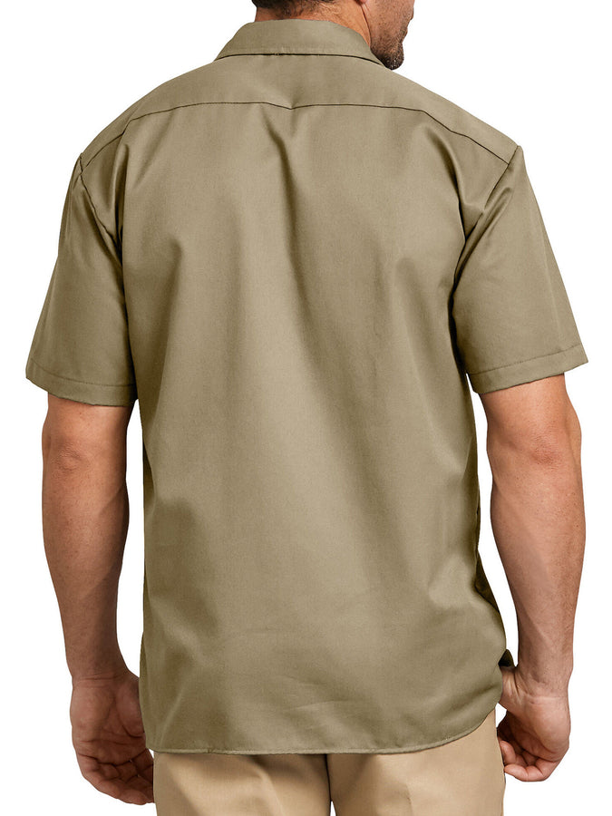 Dickies Twill Work Short Sleeve Buttondown Shirt | KHAKI (KH)