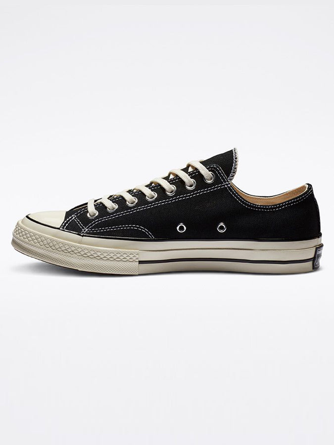 Converse Chuck 70 Canvas OX Black/Black/Egret Shoes | BLACK/BLACK/EGRET