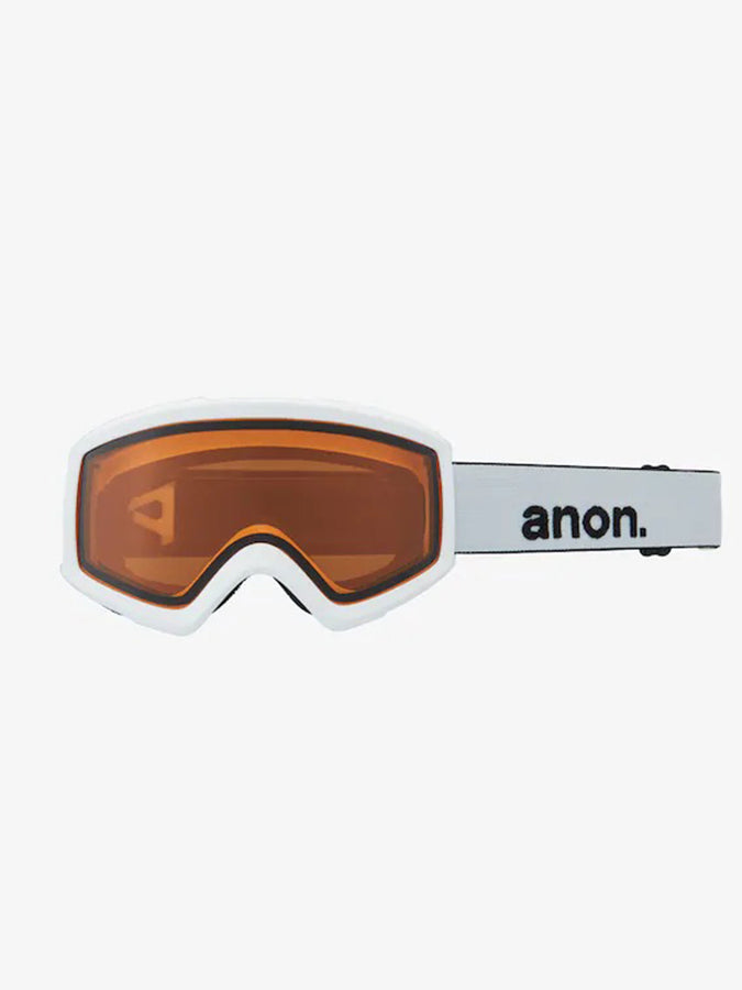 Anon Goggle Helix 2.0 + Spare Lens | WHITE/SILVER AMBER (106)