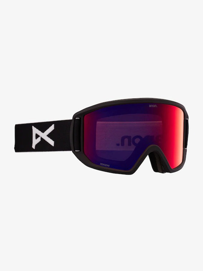 Anon Relapse Goggle + Spare Lens 2024 | BLACK/SUNNY RED (001)