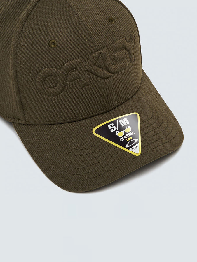 Oakley 6 Panel Stretch Embossed Flexfit Hat | NEW DARK BRUSH (86L)