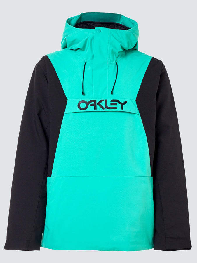 Oakley TNP Insulated Anorak Snowboard Jacket | BLKOUT/LGHT EMERALD (9EH)