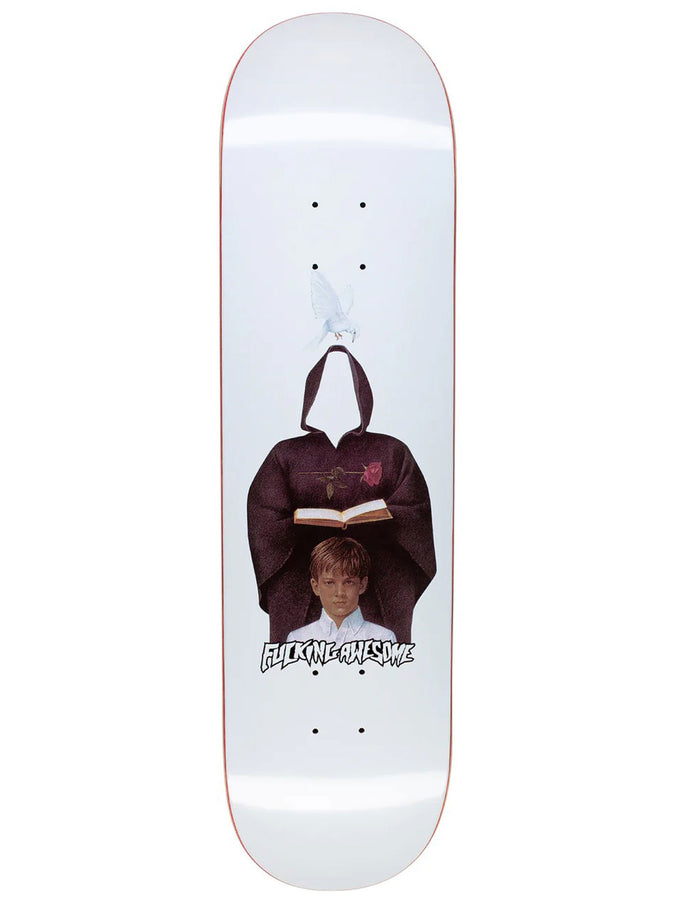 Fucking Awesome In The Name 8.18 Skateboard Deck | WHITE